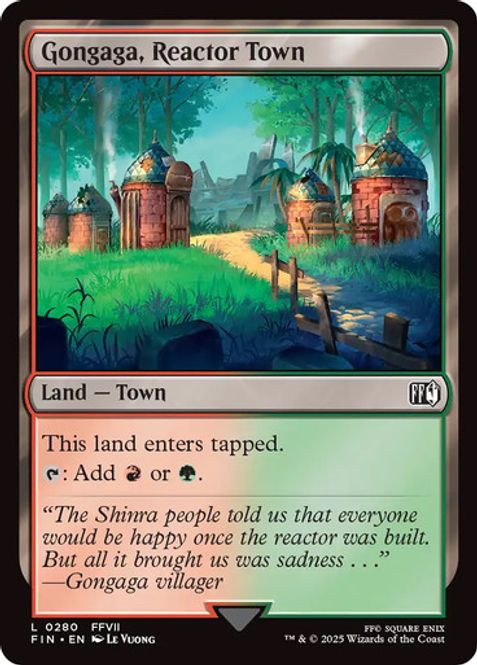 Hovedbilde Gongaga, Reactor Town (Foil)